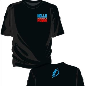 Hellafornia and 2 Doses collab with new “Hella Doses” shirts.Artist 2 Doses logo